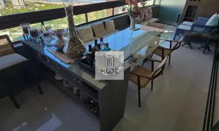 Residenza orizzonte reale - 4 suites, 195m², vista mar - decorado - 5 vagas- pronto para morar - alto padrão à venda em patamares, salvador