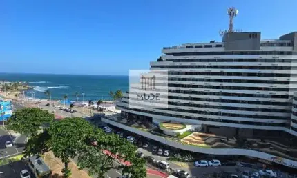 Cobertura duplex: 5 quartos, suítes, 4 salas, 5 banheiros, 2 vagas de garagem - 295 m² - vista mar e camarote- ondina -salvador-ba
