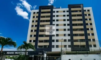 Residencial mare nostrum, cobertura duplex, 2 quartos reversível para 3, 1 suíte, 104 m² ac, terraço com churrasqueira - á venda em lauro de freitas
