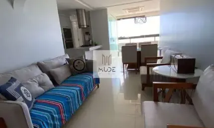 Apt 2 quartos, 80m², 2 vagas, vista mar permanente - a venda em pituaçu - orla de salvador