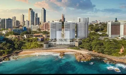 Undae ocean na ondina, salvador-ba: 4 quartos, 4 suítes, 5 banheiros, 4 vagas,245,19m² e 302,99m² de área - vista mar e privativa praia !