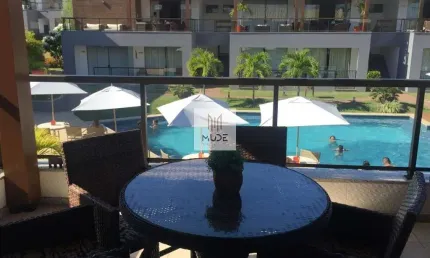 Solaris Village Imbassaí -1 Quarto, 63M², Piscina e próximo à praia | Apartamento à venda - Imbassaí - Litoral Norte- Bahia