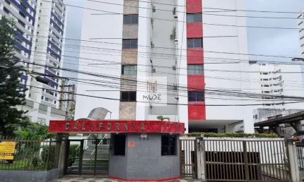 Apartamento 3 quartos, 1 suítes, 95m² área privativa, condomínio califórnia, á venda na pituba.