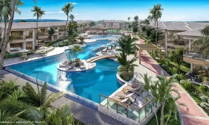 Guarajuba ville, casas de 4 suítes em barra do jacuípe: 2 vagas, 138m² - últimas unidades -  imperdível!
