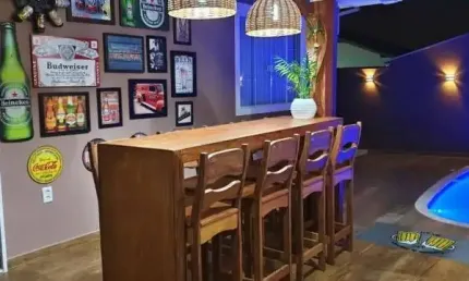 Lindo sobrado em vila guilhermina praia grande com piscina