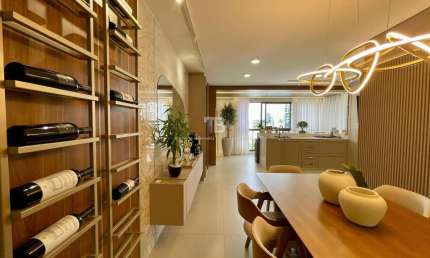 Apartamento mobiliado com 3 quartos e lazer completo no Centro de Chapecó