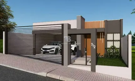 Casa com 3 quartos, suíte e pátio à venda no bairro Pinheirinho em Chapecó