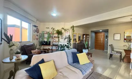 Apartamento semimobiliado com 3 quartos e 3 banheiros à venda, centro de chapecó