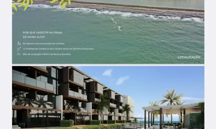 Flat com 1 quarto à venda na Avenida Portuaria, S/N, Praia de Muro Alto, Ipojuca