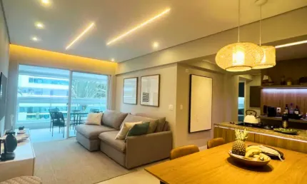 Belíssimo apartamento de luxo  recém reformado e de porteira fechada em riviera de são lourenço