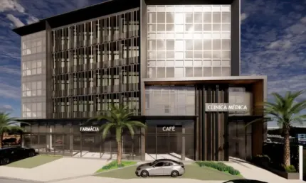 Medcare santa rita - empreendimento voltado para área da saúde humana com salas médicas em frente ao hospital da unimed