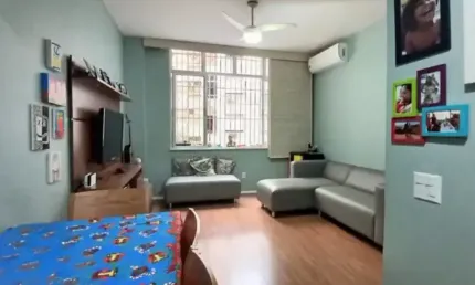 Xcelente imóvel com 71m², 2 quartos a apenas 150m do clube do fluminense, reformado
