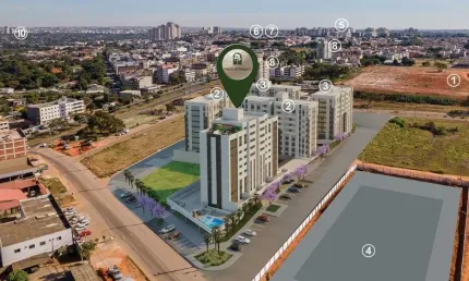 Residencial portal do parque guará ii. coberturas e gardens. pronto e na planta. em uma das quadras mais promissoras do guará.