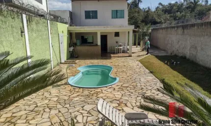 Linda casa com quintal e piscina - residencial são luiz