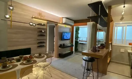 Apartamento da planeta na planta que ficará pronto em 8 meses