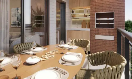 Tekoa residence apartamentos 02 e 03 quartos de frente ao shopping  castanheira