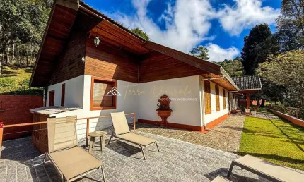 Casa em condomínio fechado com 7 quartos à venda na monte branco, 213, parque morro pedra do fogo, campos do jordão por r$ 3.400.000