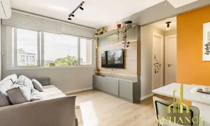 Apartamento com 2 quartos à venda na avenida florianópolis, 95, azenha, porto alegre por r$ 420.000