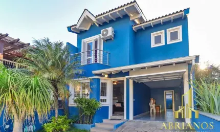 Casa em condomínio fechado com 3 quartos à venda na rua pau brasil, 437, hípica, porto alegre por r$ 660.000