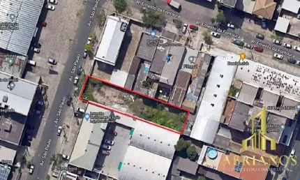 Terreno à venda na avenida são paulo, 528, são geraldo, porto alegre por r$ 1.100.000
