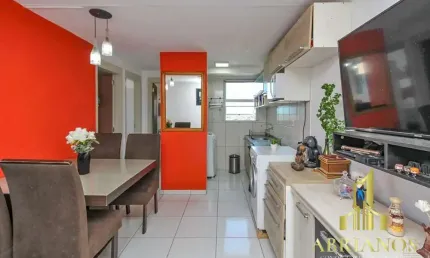 Apartamento com 2 quartos à venda na rua tomé antônio de souza, 210, vila nova, porto alegre por r$ 120.000