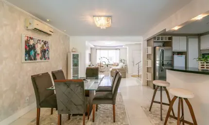 Casa em condomínio fechado com 4 quartos à venda na estrada joão salomoni, 600, vila nova, porto alegre por r$ 890.000