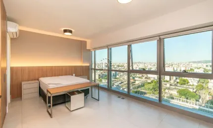 Apartamento com 1 quarto para alugar na avenida borges de medeiros, 2277, praia de belas, porto alegre por r$ 3.300