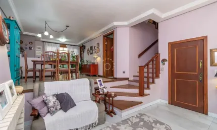 Casa em condomínio fechado com 3 quartos à venda na rua joão mendes ouriques, 594, jardim isabel, porto alegre por r$ 1.150.000