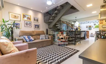 Casa em condomínio fechado com 3 quartos à venda na rua intendente alfredo azevedo, 399, glória, porto alegre por r$ 1.180.000
