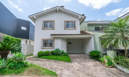Casa em condomínio fechado com 3 quartos à venda na avenida edgar pires de castro, 540, hípica, porto alegre por r$ 845.000