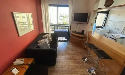 Apartamento com 1 dormitório para alugar, 44 m² por r$ 4.200/mês - chácara inglesa - são paulo/sp