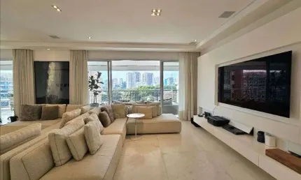 Apartamento com 4 dormitórios à venda, 400 m² por r$ 10.800.000,00 - moema - são paulo/sp