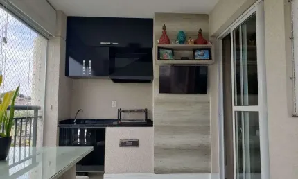 Oportunidade - luxuoso apartamento gourmet com 2 dormitórios à venda, 60 m² por r$ 482.000 - sacomã - são paulo/sp