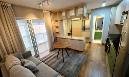 Lindo apartamento para alugar, totalmente mobilido, com 40 m2, com 1 quarto e 1 garagem - moema nobre - são paulo - sp