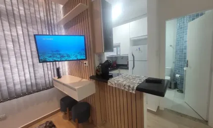 Apartamento com 1 quarto à venda na Avenida Bartolomeu de Gusmão, 85, Aparecida, Santos