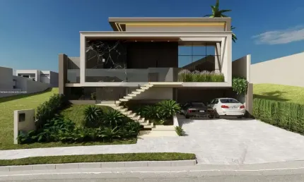 Casa em condomínio para venda em presidente prudente, parque residencial damha iv, 5 dormitórios, 5 suítes, 7 banheiros, 2 vagas