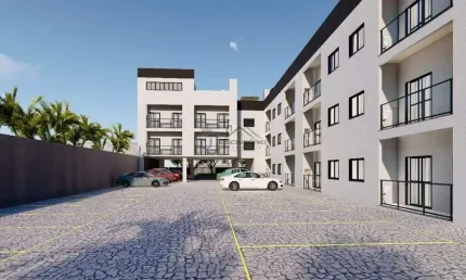 Apartamento em albatroz, poucos metros do mar  -  matinhos