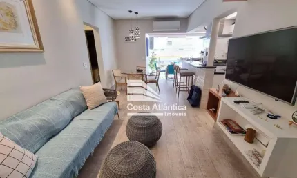 Apartamento com 2 dormitórios à venda, 80 m² por r$ 850.000,00 - pitangueiras - guarujá/sp