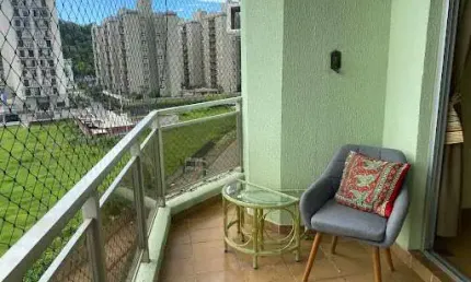 Apartamento com 3 dormitórios à venda, 120 m² por r$ 320.000,00 - jardim três marias - guarujá/sp