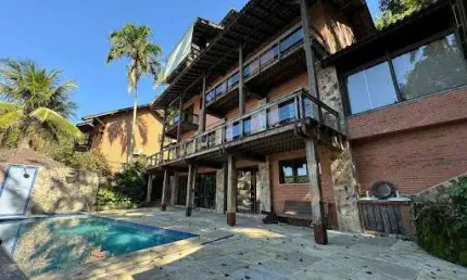 Casa com 4 dormitórios à venda, 370 m² por r$ 2.000.000,00 - balneário mar casado - guarujá/sp