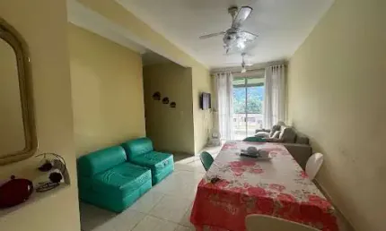 Apartamento com 3 dormitórios para alugar, 83 m² - jardim três marias - guarujá/sp