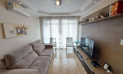 Apartamento residencial à venda, barra funda, guarujá - ap0304.
