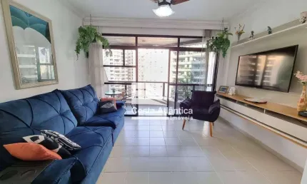 Apartamento com 4 dormitórios sendo 1 dependencia de empregada à venda, 105 m² por r$ 660.000 - pitangueiras - guarujá/sp