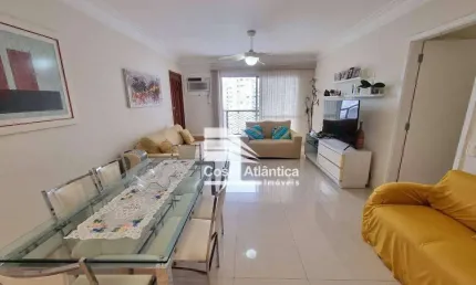 Apartamento com 3 dormitórios  + dependencia de empregada à venda, 115 m² por r$ 700.000 - pitangueiras - guarujá/sp
