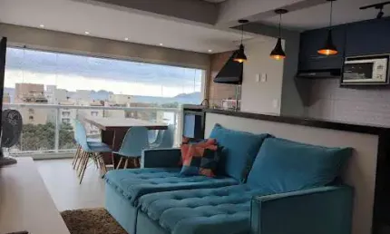 Apartamento com lazer completo e vista mar - praia da enseada - tortugas - guarujá/sp