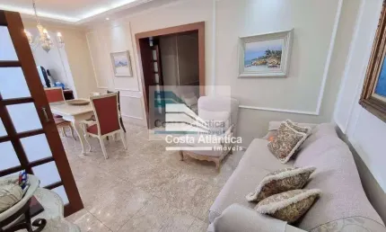 Flat com 3 dormitórios à venda, 130 m² por r$ 750.000,00 - pitangueiras - guarujá/sp