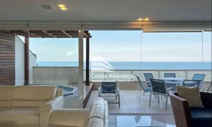 Cobertura com 4 dormitórios à venda, 256 m² por r$ 2.600.000,00 - sorocotuba - guarujá/sp