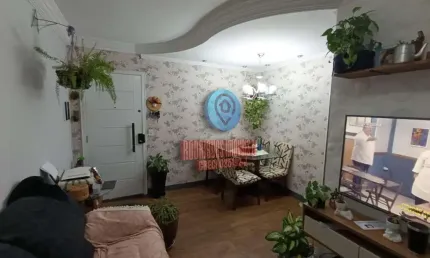 Apartamento semi mobiliado á venda com 2 dormitórios,  1 vaga e com 48m² em jardim são miguel por r$ 210.000.  imóvel residencial em ferraz de vasconcelos/sp.