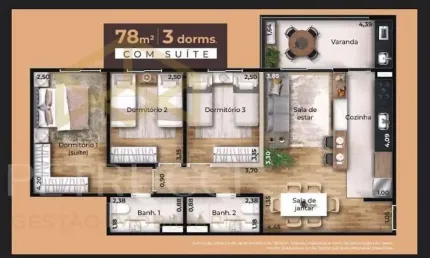 Apartamento com 2 dormitórios à venda, 64 m² por r$ 608.000,00 - swiss park - campinas/sp
