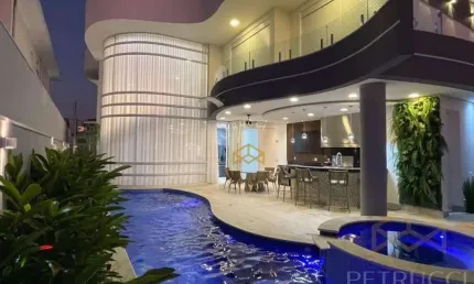 Casa com 3 dormitórios à venda, 400 m² por r$ 5.300.000,00 - jardim ypê - paulínia/sp